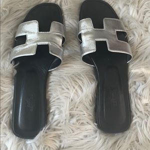 Authentic Hermes silver Orans